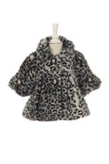 Gray leopard coat
