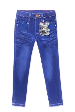 Toddler’s blue denim jeans