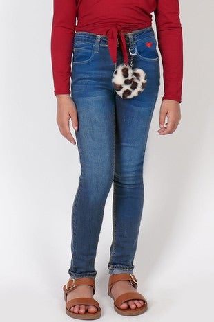 Dark denim pants