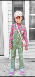Girl’s denim overall