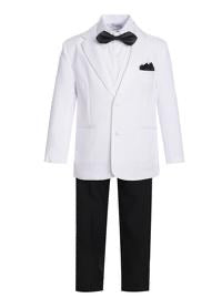 Boys Black and white suit